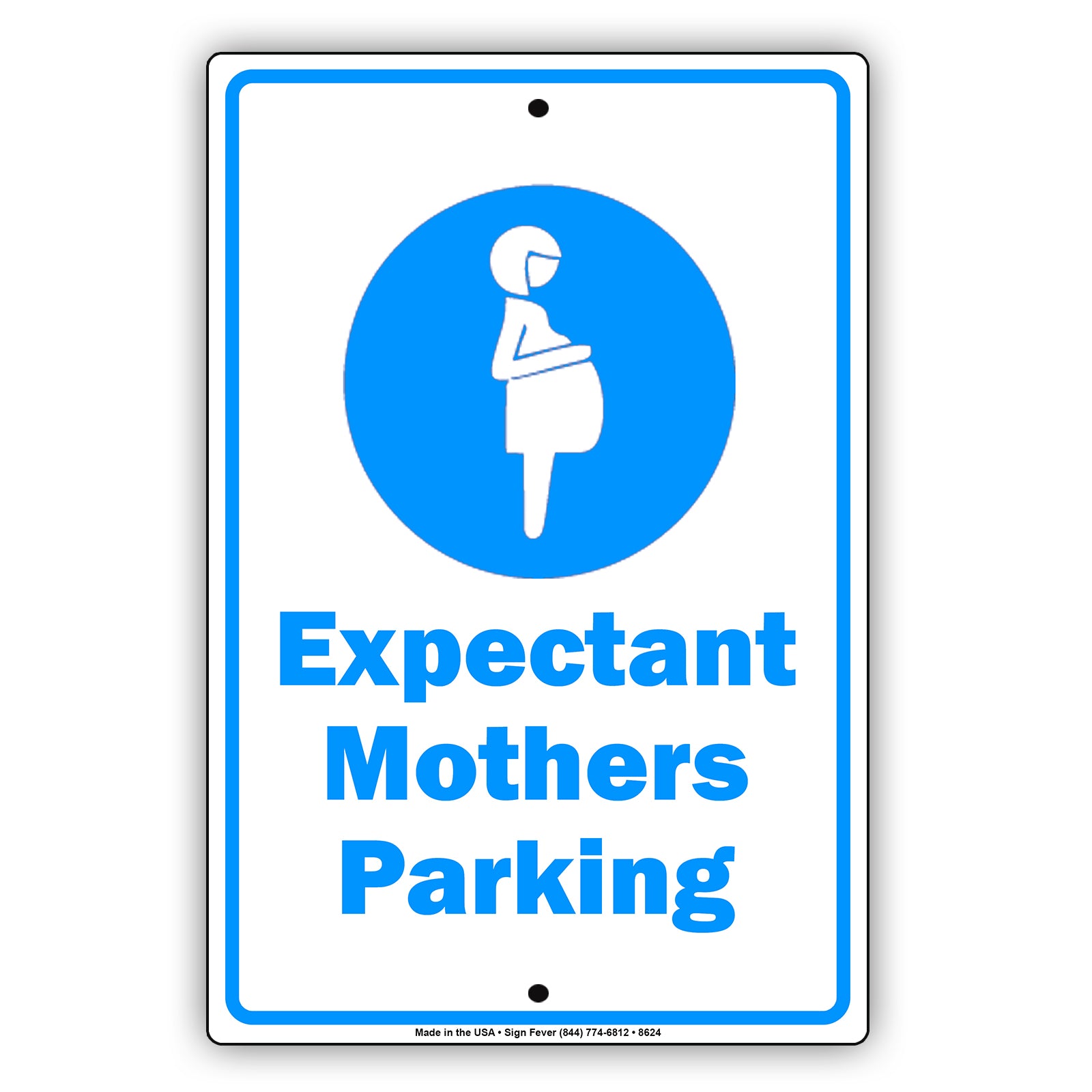 Expectant Mother Parking Reserved For Pregnant Mom Aluminum Metal Sign Plate