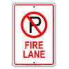 Fire Lane No Parking Road Traffic Aluminum Metal Sign Plate