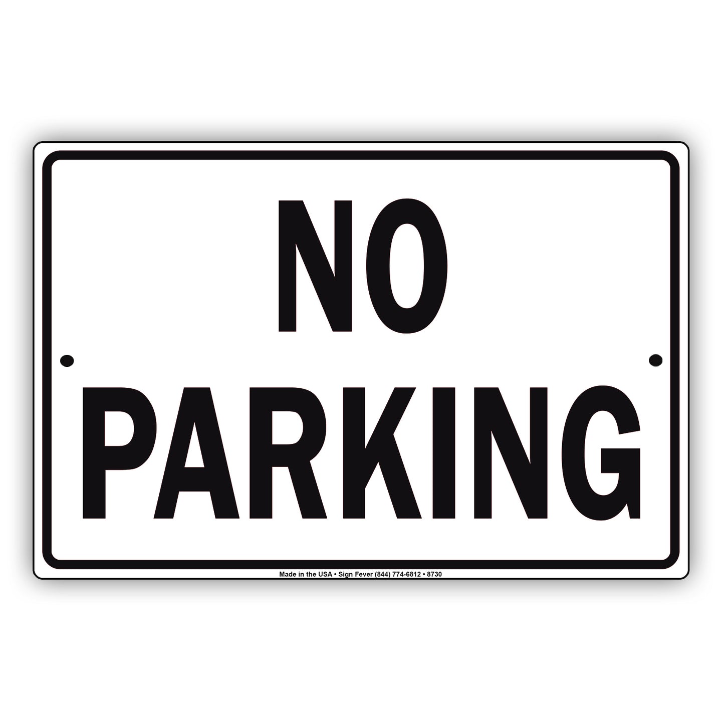No Parking Road Traffic Aluminum Metal Sign Plate