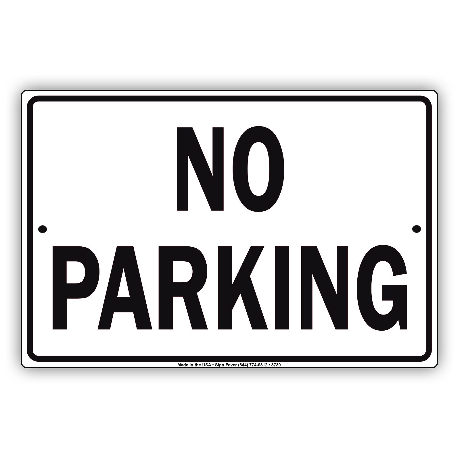 No Parking Road Traffic Aluminum Metal Sign Plate