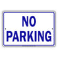 No Parking Road Traffic Aluminum Metal Sign Plate