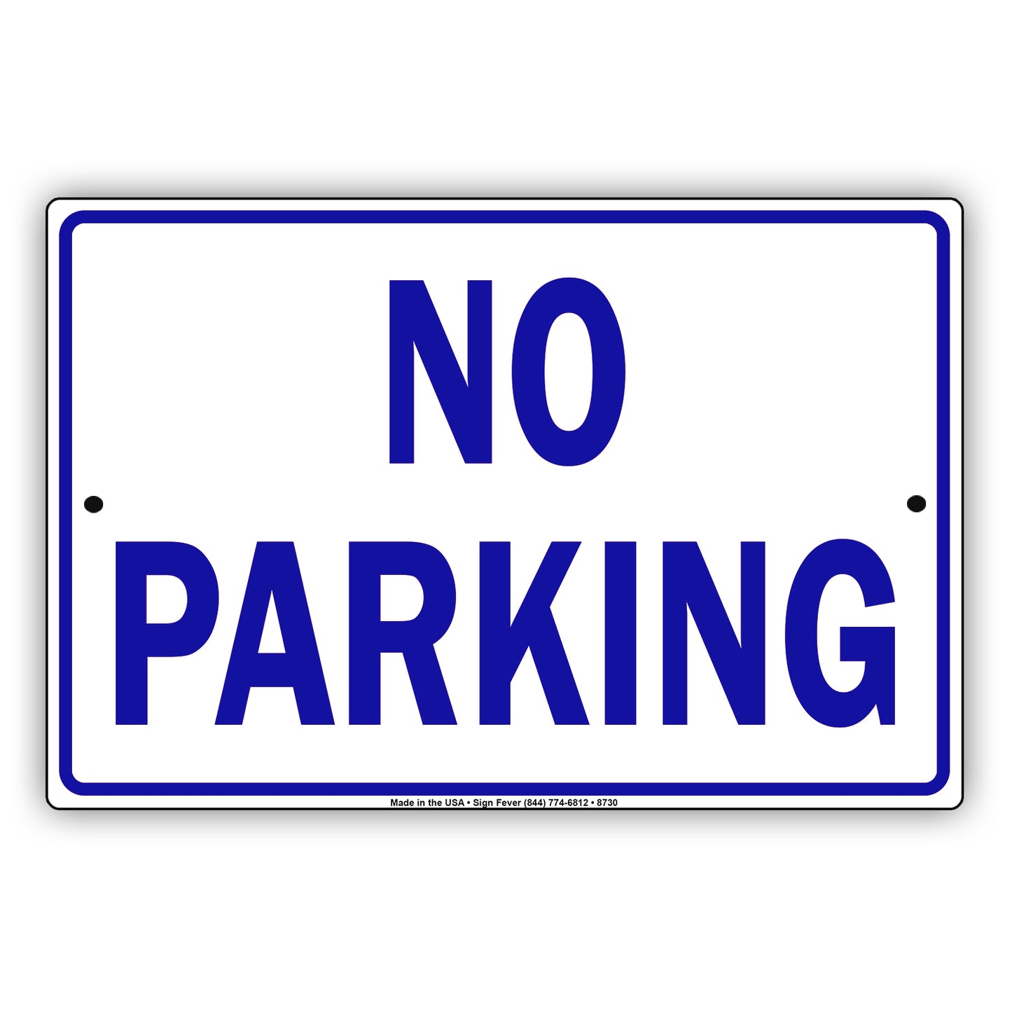 No Parking Road Traffic Aluminum Metal Sign Plate