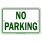 No Parking Road Traffic Aluminum Metal Sign Plate