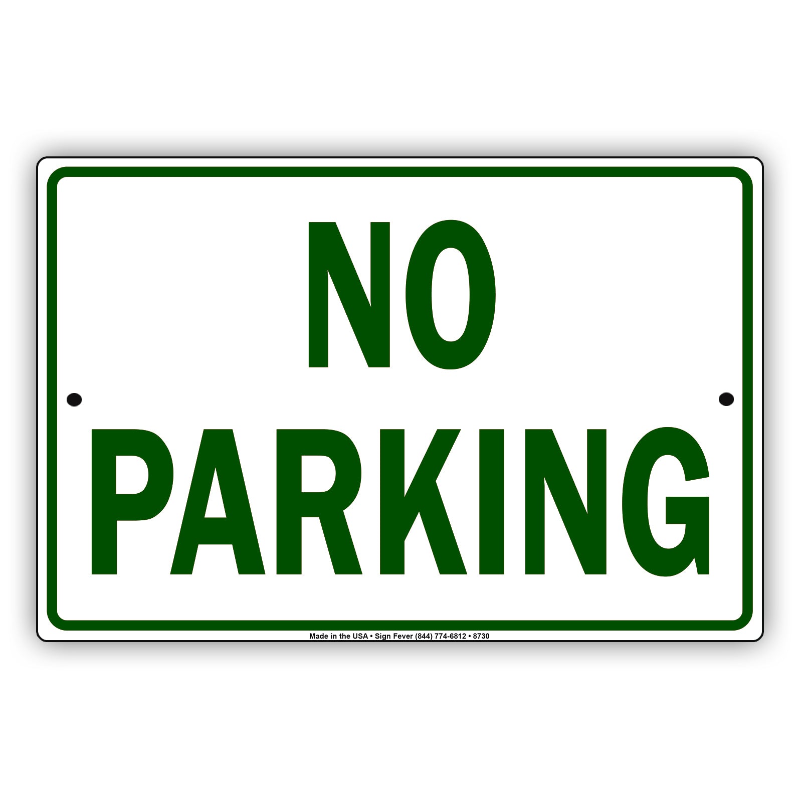No Parking Road Traffic Aluminum Metal Sign Plate