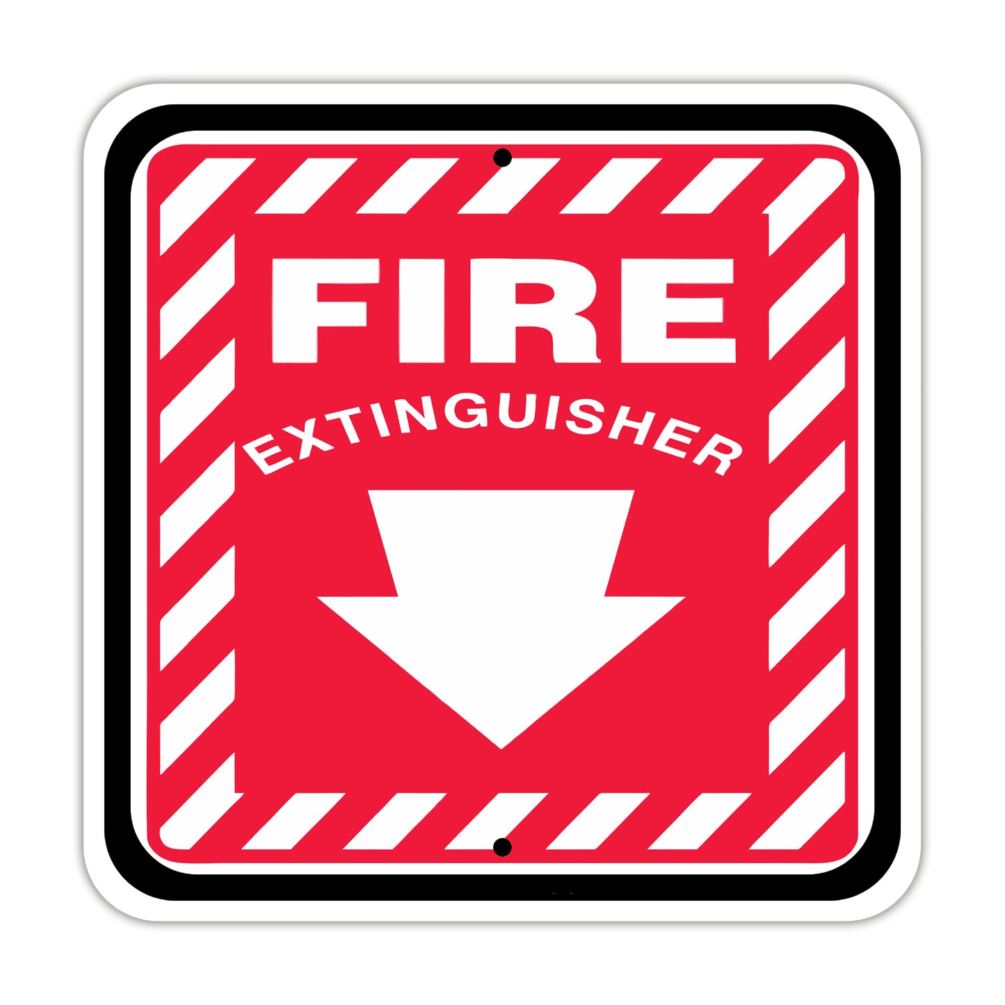 Fire Extinguisher Emergency Campgrounds Aluminum Metal Sign Plate