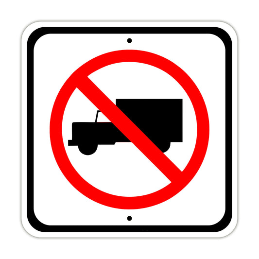 No Truck In Driveway Towing Towed Private Drive Aluminum Metal Sign Plate