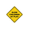 Slow Children At Play Crossing Safety Traffic Xing Metal Plate Warning Aluminum Novelty Sign