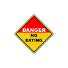 Danger No Eating Restriction Patients Dangerous Metal Aluminum Novelty Alert Notice Sign Plate