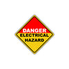 Danger Electrical Hazard Do Not Touch High Voltage Keep Out Street Metal Aluminum Novelty Sign