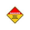 Caution Danger Safety Shoes Required Osha / Ansi Metal Aluminum Novelty Notice Sign Plate