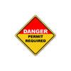 Caution Danger Permit Required Confined Space Do Not Enter Metal Aluminum Novelty Notice Sign Plate