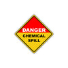 Caution Danger Chemical Spill Osha Hazardous Metal Alert Aluminum Novelty Notice Sign Plate