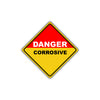 Caution Danger Corrosive Hazard Safety Osha Metal Alert Aluminum Novelty Notice Sign Plate
