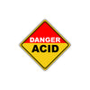Caution Danger Acid Hazardous Wear Proper Protection Osha Metal Alert Aluminum Novelty Notice Sign