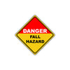 Caution Danger Fall Hazard Unsafe Roof Osha Metal Alert Aluminum Novelty Notice Sign Plate