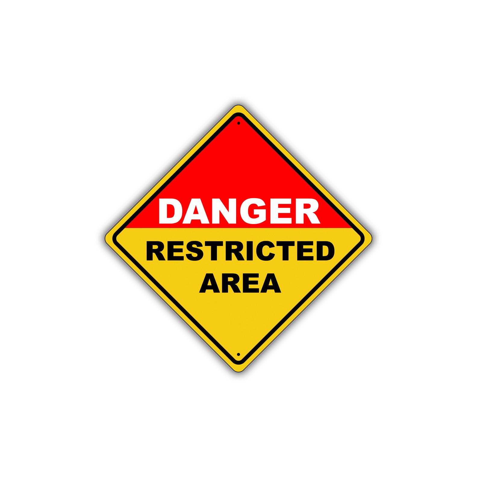 Caution Danger Restricted Area Do Not Enter Osha Metal Alert Aluminum Novelty Notice Sign Plate