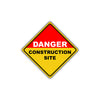 Caution Danger Construction Site Osha Metal Alert Aluminum Novelty Notice Sign Plate