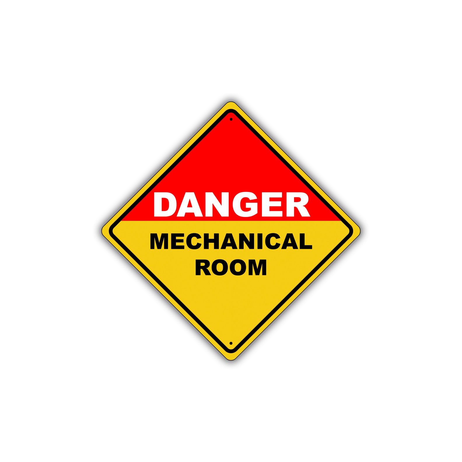 Mechanical Room Unauthorized Personnel Keep Out Osha Metal Alert Aluminum Novelty Notice Sign Plate