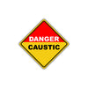 Caution Danger Caustic Osha Metal Alert Aluminum Novelty Notice Sign Plate