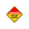 Caution Danger Out of Order Osha Metal Alert Aluminum Novelty Notice Sign Plate