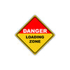 Caution Danger Loading Zone No Parking Metal Alert Aluminum Novelty Notice Sign Plate