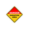 Caution Danger Radiation Area Osha / Ansi Metal Alert Aluminum Novelty Notice Sign Plate