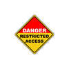 Restricted Access No Entry Osha Metal Alert Aluminum Novelty Notice Sign Plate