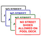 No Street Shoes Allowed On Pool Deck Aluminum Metal Sign Plate