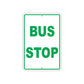 Bus Stop Station Passengers No Parking Aluminum Metal Sign