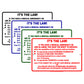 It's The Law! If You Have A Medical Emergency Or Are In Labor Aluminum Metal Sign Plate