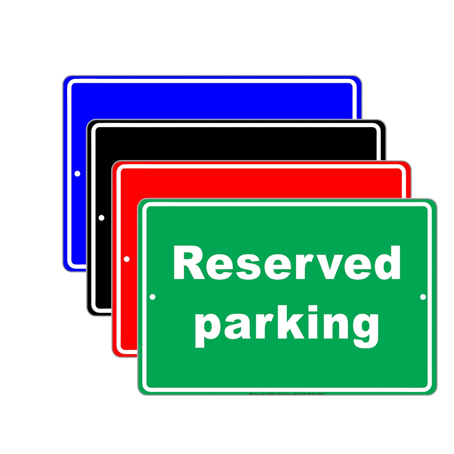 Reserved Parking Registered Booked Park Spot Parking Space Car Garage Vehicles Aluminum Sign
