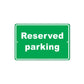 Reserved Parking Registered Booked Park Spot Parking Space Car Garage Vehicles Aluminum Sign