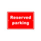 Reserved Parking Registered Booked Park Spot Parking Space Car Garage Vehicles Aluminum Sign