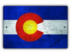 Colorado State Flag Novelty Vintage Rustic Grunge Wall Decor Gift Aluminum Metal Sign Plate