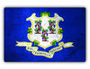 Connecticut State Flag Novelty Vintage Rustic Grunge Wall Decor Gift Aluminum Metal Sign Plate