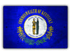 Kentucky State Flag Novelty Vintage Rustic Grunge Wall Decor Gift Aluminum Metal Sign Plate