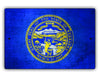 Nebraska State Flag Novelty Vintage Rustic Grunge Wall Decor Gift Aluminum Metal Sign Plate