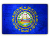 New Hampshire State Flag Novelty Vintage Rustic Grunge Wall Decor Gift Aluminum Metal Sign Plate