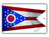 Ohio State Flag Novelty Vintage Rustic Grunge Wall Decor Gift Aluminum Metal Sign Plate