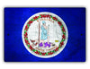 Virginia State Flag Novelty Vintage Rustic Grunge Wall Decor Gift Aluminum Metal Sign Plate