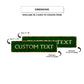 Custom Street Sign Aluminum  Sign Plate