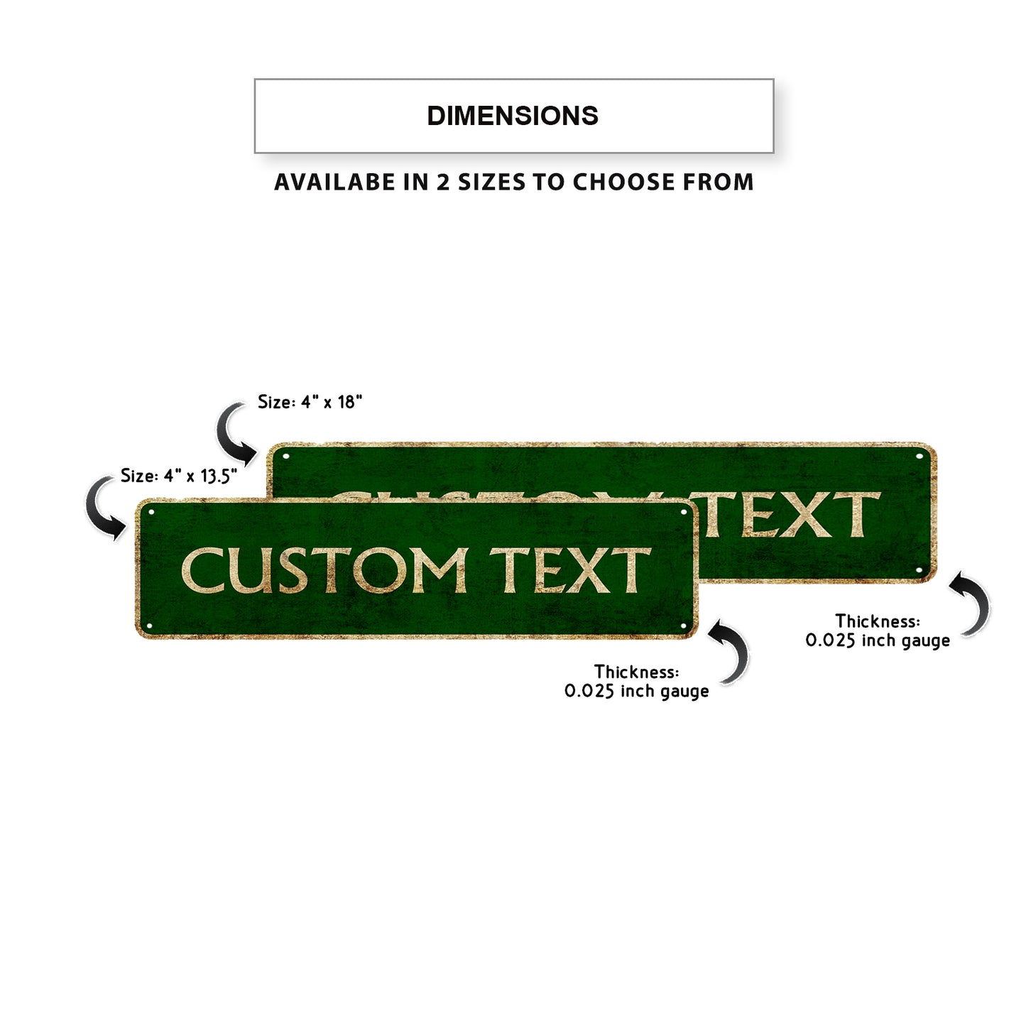 Custom Street Sign Aluminum  Sign Plate