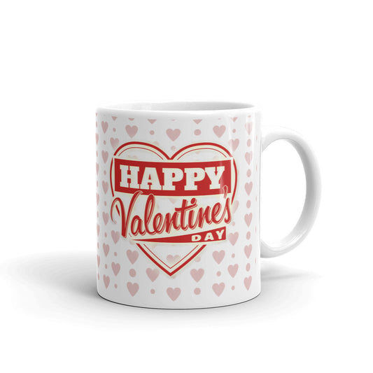 Happy Valentine Day Coffee Tea Cup Ceramic Mug Best Gift For Lovers