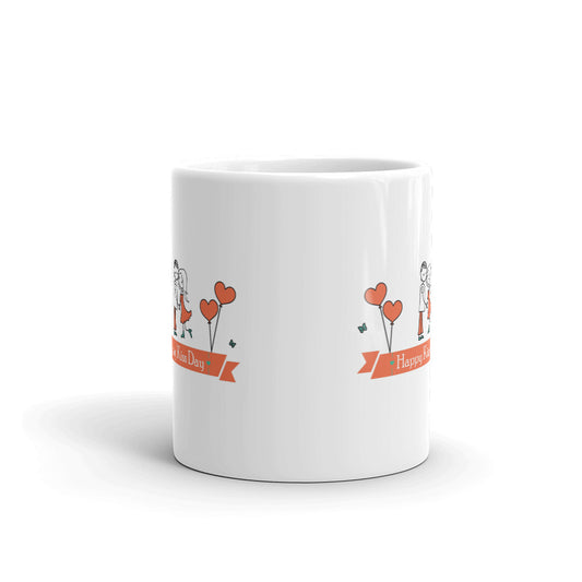 Happy Kiss Day Valentine Day Coffee Tea Cup Ceramic Mug Best Gift For Lovers