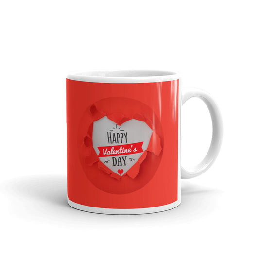 Happy Valentine Day Coffee Tea Cup Ceramic Mug Best Gift For Lovers