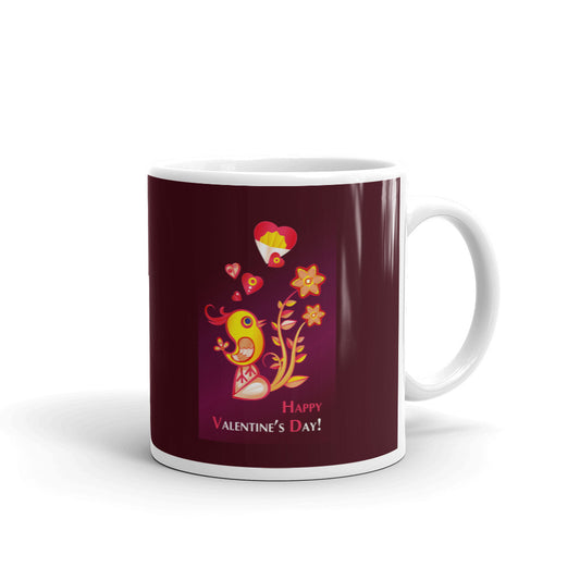 Happy Valentine Day Coffee Tea Cup Ceramic Mug Best Gift For Lovers