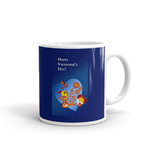 Happy Valentine Day Coffee Tea Cup Ceramic Mug Best Gift For Lovers