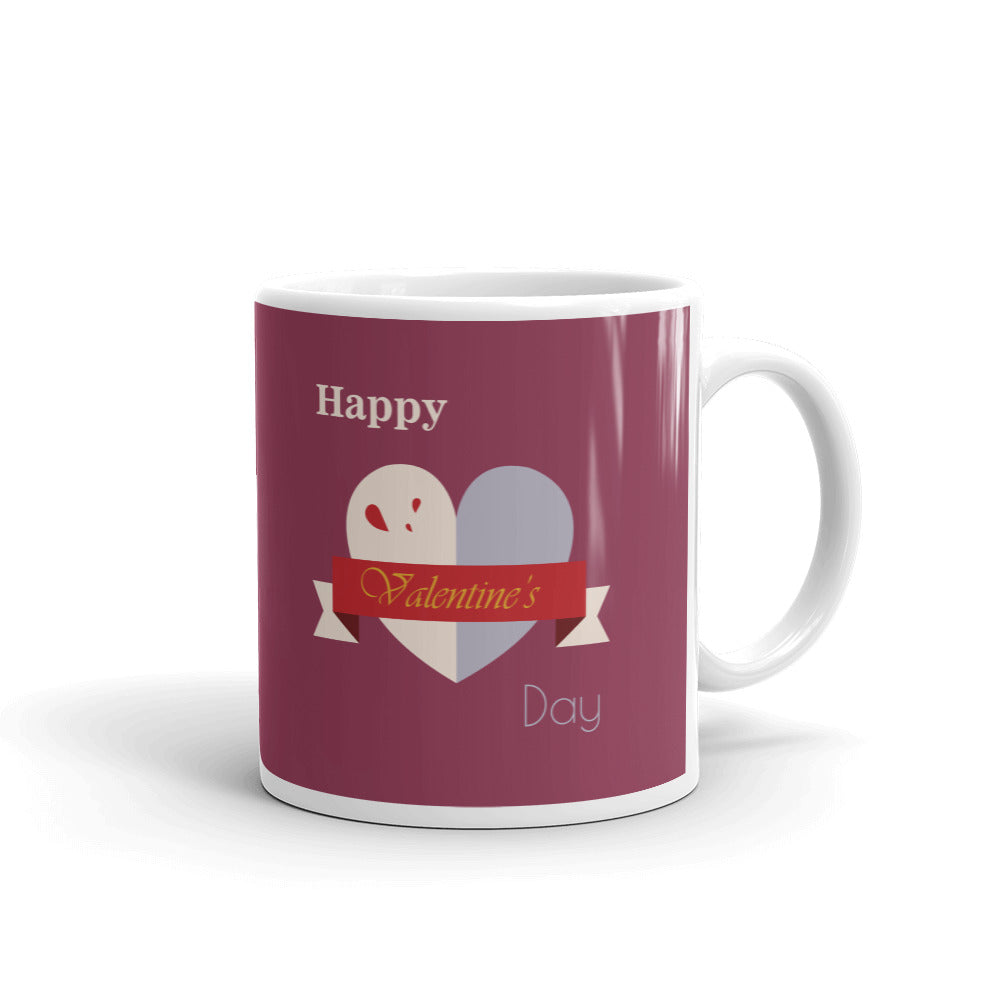 Happy Valentine Day Coffee Tea Cup Ceramic Mug Best Gift For Lovers