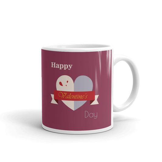 Happy Valentine Day Coffee Tea Cup Ceramic Mug Best Gift For Lovers