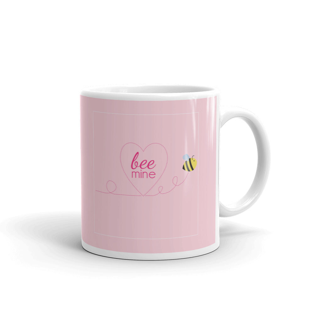 Bee Mine Valentine Day Coffee Tea Cup Ceramic Mug Best Gift For Lovers